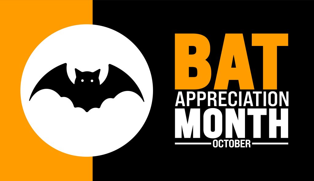 Bat Appreciation Month background banner design